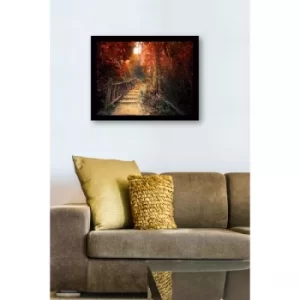 Image of SC0915 Multicolor Decorative Framed MDF Painting