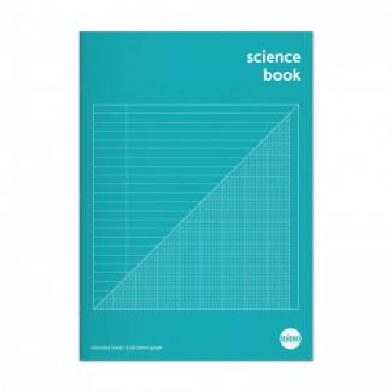 Image of Rhino A4 Science Book 64 Page Page Feint Ruled 8mm With Margin...