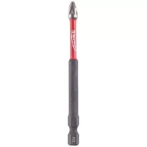 Image of Milwaukee Shockwave Impact Duty Pozi Screwdriver Bits PZ1 90mm Pack of 1