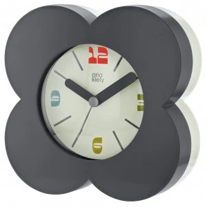 Image of Orla Kiely Alarm Clock - Blue & Cream