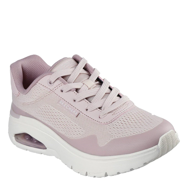 Image of Skechers Womens Hot Melt and Mesh Fashion Runners Mauve female 4 (37)