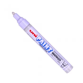 Image of Original Uni PX 20 Paint Marker Bullet Tip Medium Line Width 2.2 2.8mm White Pack of 12
