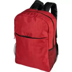 Image of Bullet Heathered Computer Backpack (One Size) (Red)