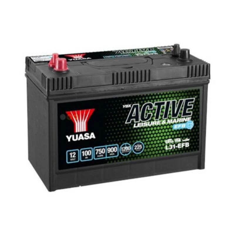 Image of L31-Efb Yuasa Active Leisure Efb Battery 12V 100Ah 750A