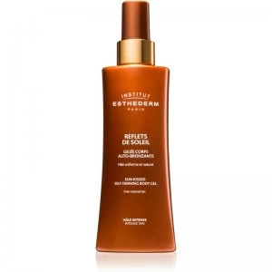 Image of Institut Esthederm Sun Sheen Sun Kissed Self-Tanning Body Gel Self-Tanning Cream for Body Shade Intense Tan 150ml