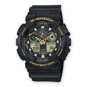 Image of Casio G-SHOCK Standard Analog-Digital Watch GA-100GBX-1A9 - Black