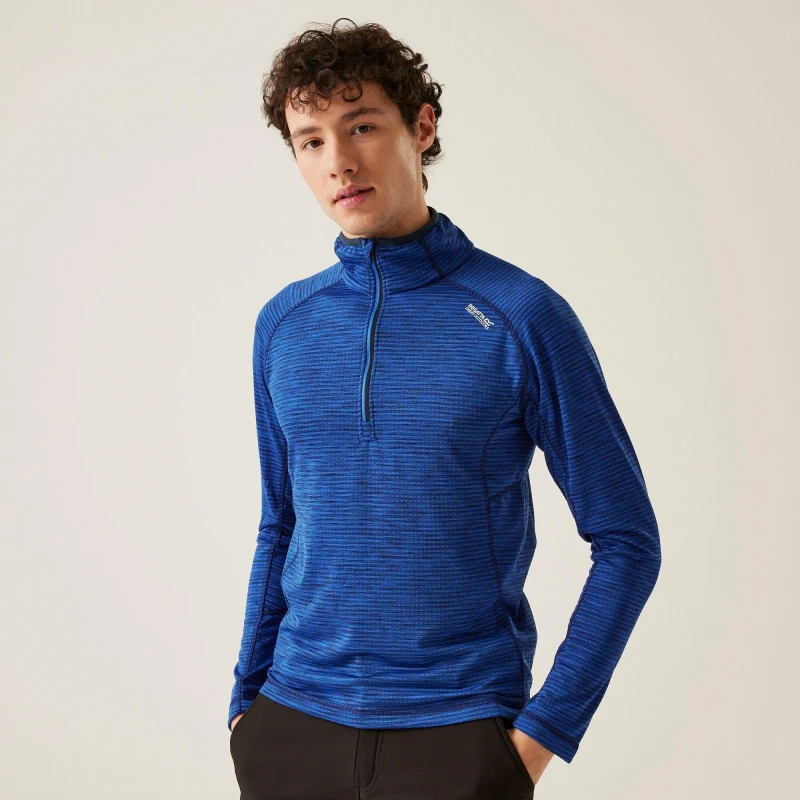 Image of Regatta Mens Yonder II Half Zip Fleece Jacket S - Chest 37-38' (94-96.5cm) OLYMPIAN Blue RMA606-8PT-S