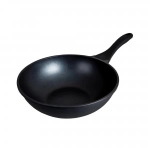 Image of Denby Cast Aluminium Wok With Single Long Handle 28Cm X 9Cm