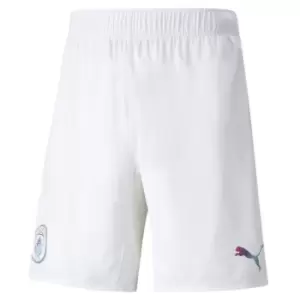 Image of Puma Manchester City FC Shorts 2022/2023 Mens - White