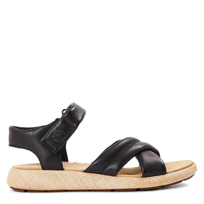 Image of Timberland Womens Backstrap Flatform Sandals Blk Full Grain female 5 (38)