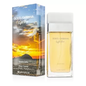 Image of Dolce & Gabbana Light Blue Sunset In Salina Limited Edition Eau De Toillete For Her 100ml