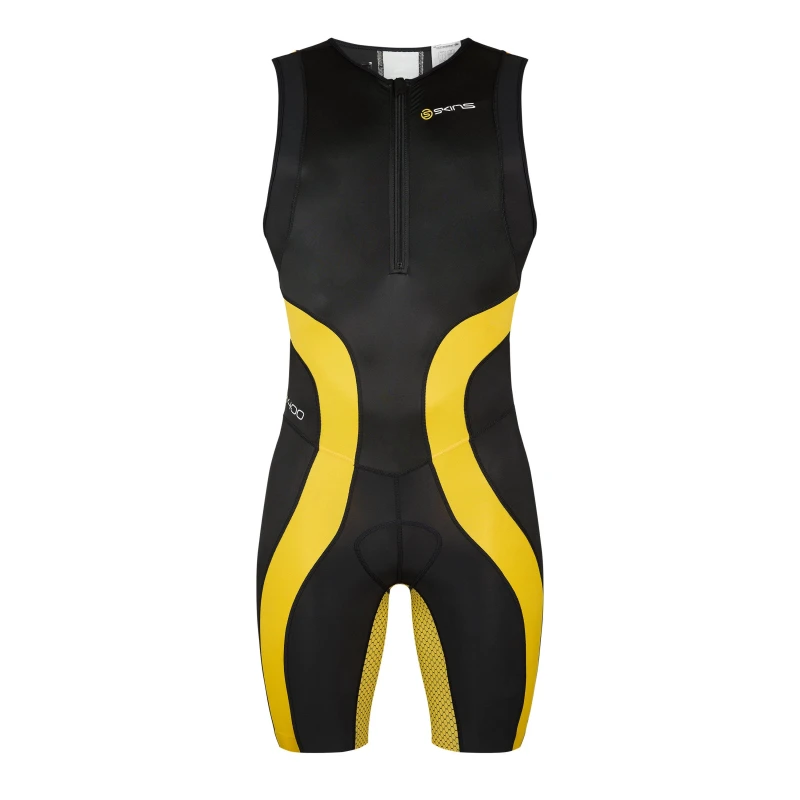 Image of Skins Tri Unitard Mens Black male X Small