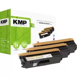 Image of KMP Toner cartridge combo pack replaced Brother TN-325C, TN-325M, TN-325Y, TN325C, TN325M, TN325Y Compatible Cyan, Magenta, Yellow 3500 Sides B-T38 CM
