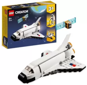 Image of LEGO Creator 3 in 1 Space Shuttle & Spaceship Toys 31134