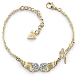 Image of Ladies Guess Stainless Steel Fly With Me