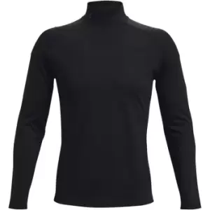 Image of Under Armour CoolGear Rush Mock Base Layer Top Mens - Black