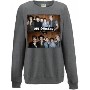 Image of One Direction Four Ladies Grey Sweatshirt: Medium