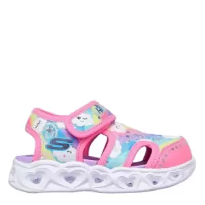 Image of Skechers Strap Sandal W Cloud Print - Pink
