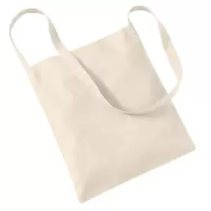 Image of Westford Mill Sling Tote Bag - 8 Litres (One Size) (Natural)