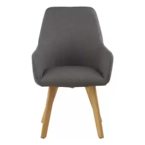 Image of Scandi Inspired Dining Chair in Soft Grey
