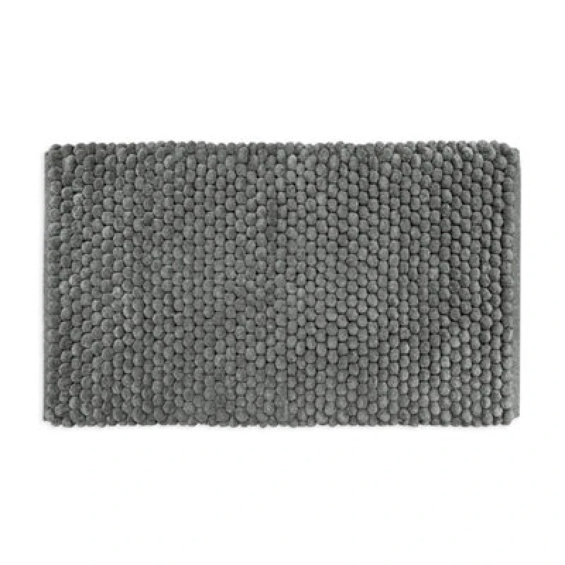 Image of Allure Bath Fashions Luxury Non Slip Chunky Bobble Bath Mat - Charcoal Grey