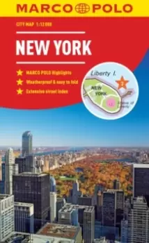 Image of New York Marco Polo City Map - pocket size, easy fold, New York street map
