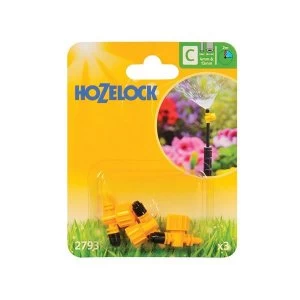 Image of Hozelock Adjustable Micro Jet 90 Degree 4mm/13mm (3 Pack)