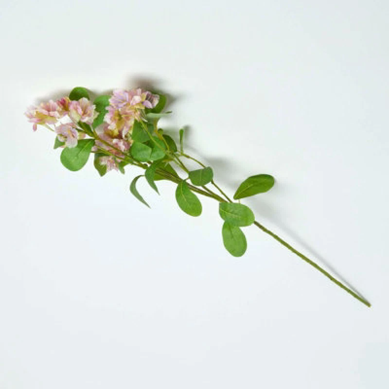 Image of Homescapes Artificial Pink Handcrafted Mira Blossom Flower Single Stem, 77 Cm