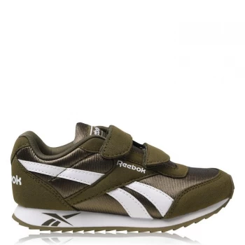 Image of Reebok Childrens Royal Classic Trainers - Khaki/White