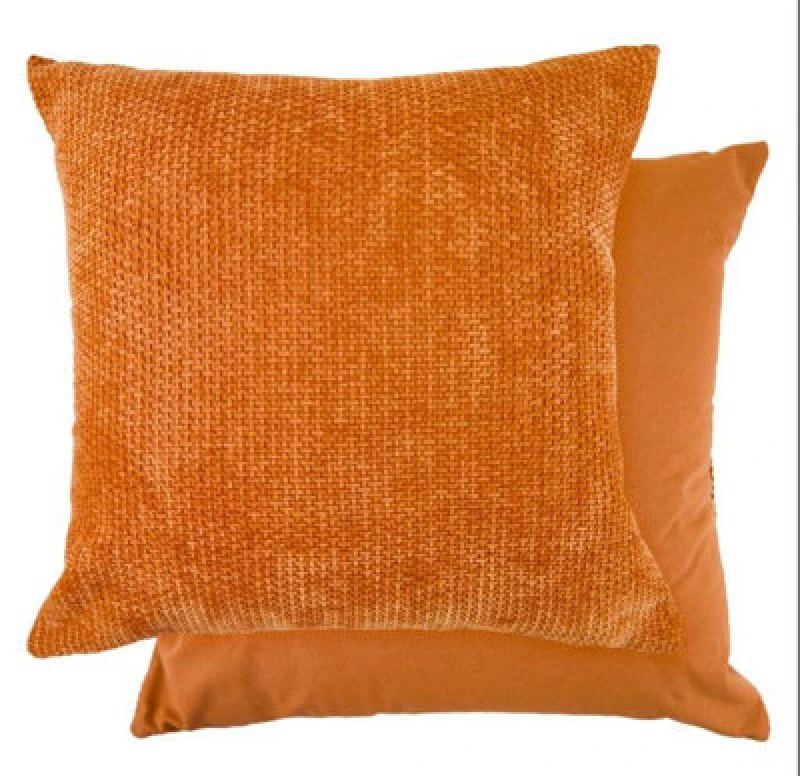 Image of Pica Collection Cushion Cover In Burnt Orange