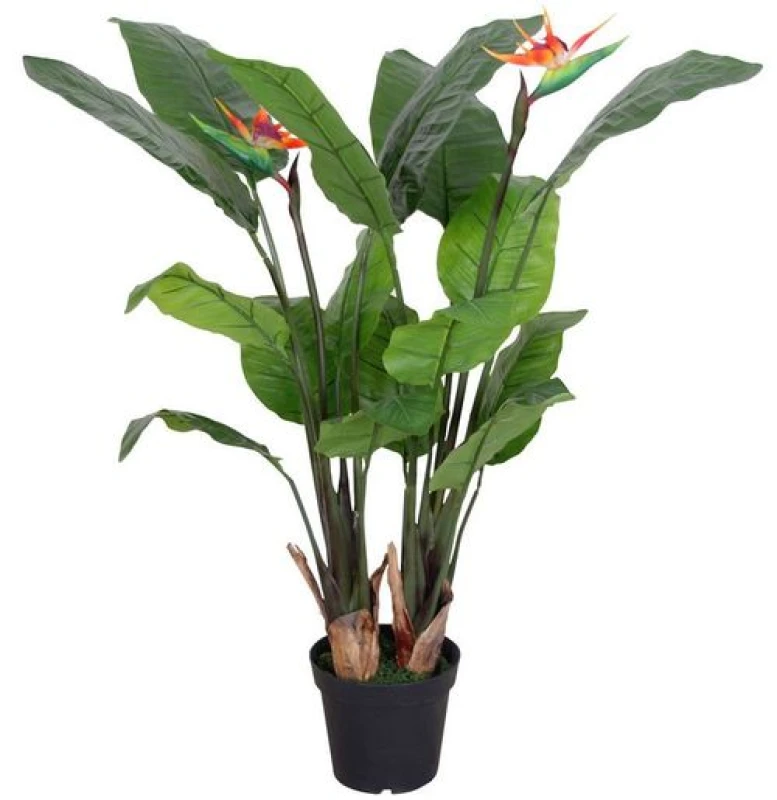 Image of Leaf 120cm (4ft) Artificial Bird of Paradise Plant (Strelitzia) - Extra Large