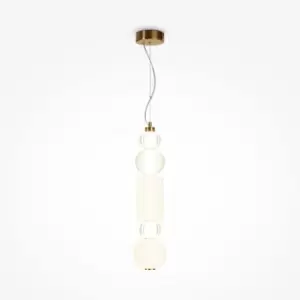 Image of Maytoni Collar II Modern Slim Pendant Ceiling Light Gold Integrated LED 3000K