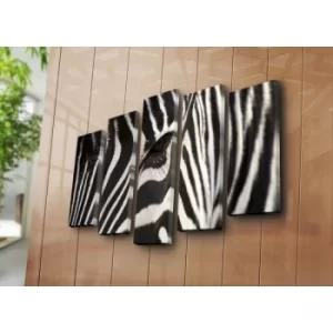 Image of 5PATK-31 Multicolor Decorative Canvas Painting (5 Pieces)