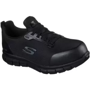 Image of Skechers Womens/Ladies Sure Track Jixie Safety Shoes (3 UK) (Black) - Black