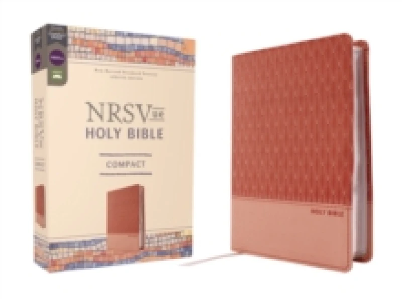 Image of NRSVue, Holy Bible, Compact, Leathersoft, Peach, Comfort Print. Leather / fine binding Books