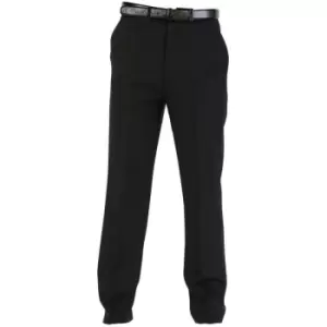 Image of Absolute Apparel Polyester Workwear Trousers (32 inches long) (Black) - Black