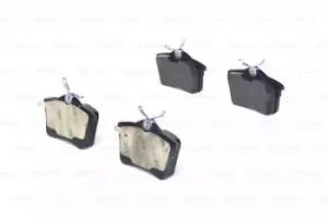 Image of Bosch 0986494304 BP1242 Brake Pad Set Disc Brake Rear Axle