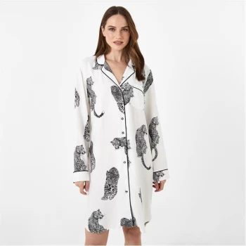 Image of Biba BIBA Embroidered Patch Nightdress - Multi