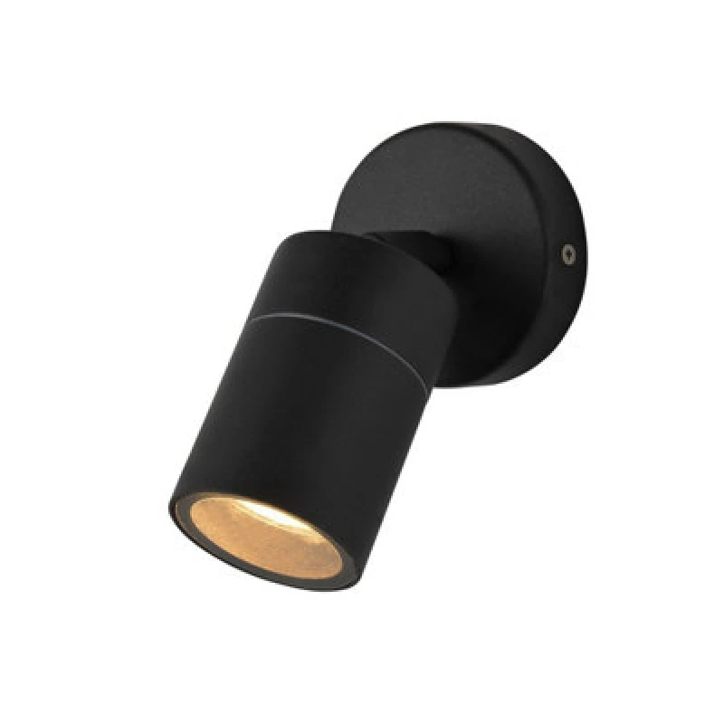 Image of Luminosa Lighting Luminosa Leto Adjustable Firerated Single Spotlight Black Ip65