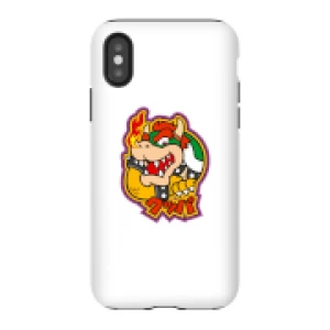 Image of Nintendo Super Mario Bowser Kanji Phone Case - iPhone X - Tough Case - Gloss