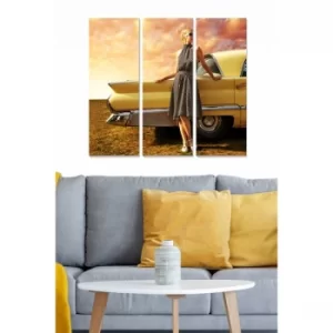 Image of MDF81596746 Multicolor Decorative MDF Painting (3 Pieces)