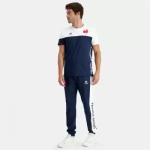 Image of Le Coq Sportif French Football T-Shirt - Blue