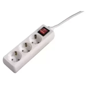 Image of Hama 00121905 surge protector White 3 AC outlet(s) 230 V 3 m