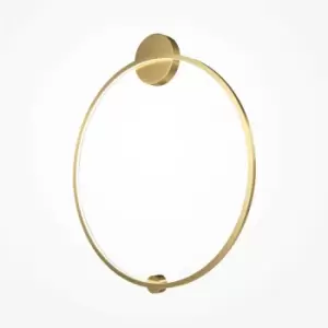 Image of Maytoni Maytoni Halo Modern Integrated LED Wall Lamp Brass, 80cm 4000K