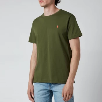 Image of Polo Ralph Lauren Mens Custom Slim Fit Crewneck T-Shirt - Supply Olive - M
