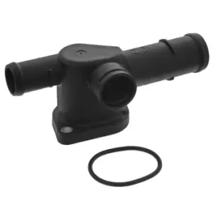 Image of Febi Bilstein Radiator Cooling Water with Gasket Flange 48365 Plastic with Seal