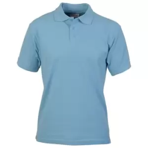 Image of Absolute Apparel Mens Precision Polo (XL) (Light Blue)