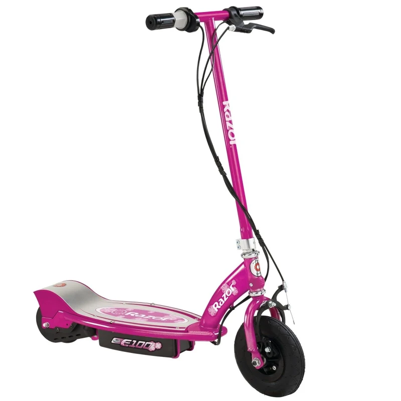 Image of Razor Razor E100 24 Volt Scooter - Sweet Pea Pink - Razor Pink ZS16301