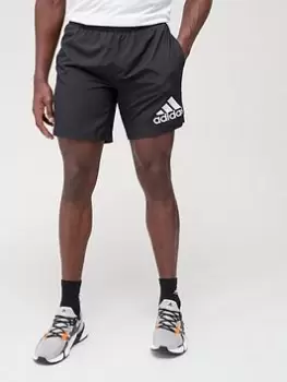 Image of adidas Run It Shorts - Black, Size S, Men
