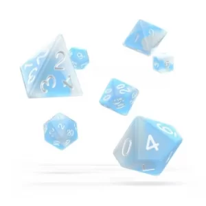 Image of Oakie Doakie Dice RPG Set Glow in the Dark (Arctic)
